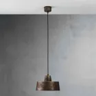 Lampendesign Suspension im antiken Eisen Jean Il Fanale Viadurini