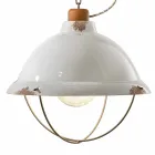 Lampe Handwerk Industrie-Design Aussetzung Clara Viadurini