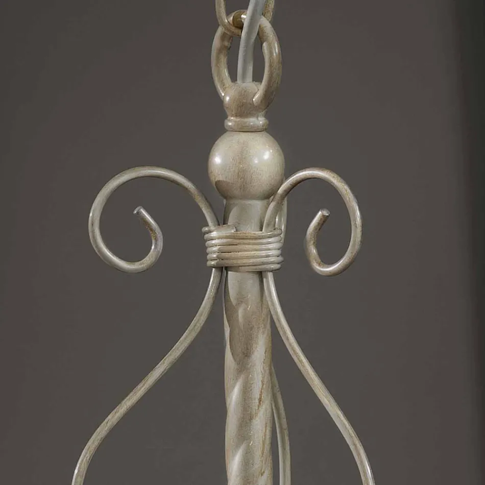 Handgefertigte Keramik-Pendelleuchte mit Passanastri - Neapel Viadurini