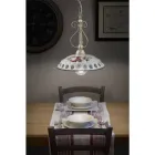 Handgefertigte Keramik-Pendelleuchte mit Passanastri - Neapel Viadurini