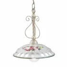 Handgefertigte Keramik-Pendelleuchte mit Passanastri - Neapel Viadurini