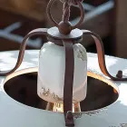 Lampe keramische Suspension und Metall Emily Land Ferroluce Viadurini