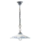 Handgefertigte Pendelleuchte aus Keramik und Vintage-Eisen - Asti Viadurini