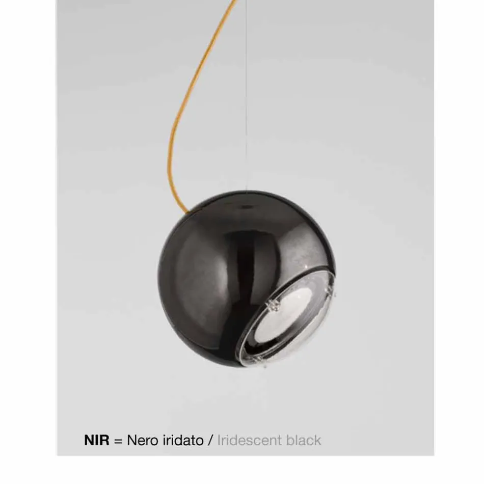 Lamp Keramiksuspension Globus Aldo Bernardi Viadurini
