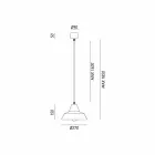 Lampe antike Eisenglocke Suspension Virginia Il Fanale Viadurini