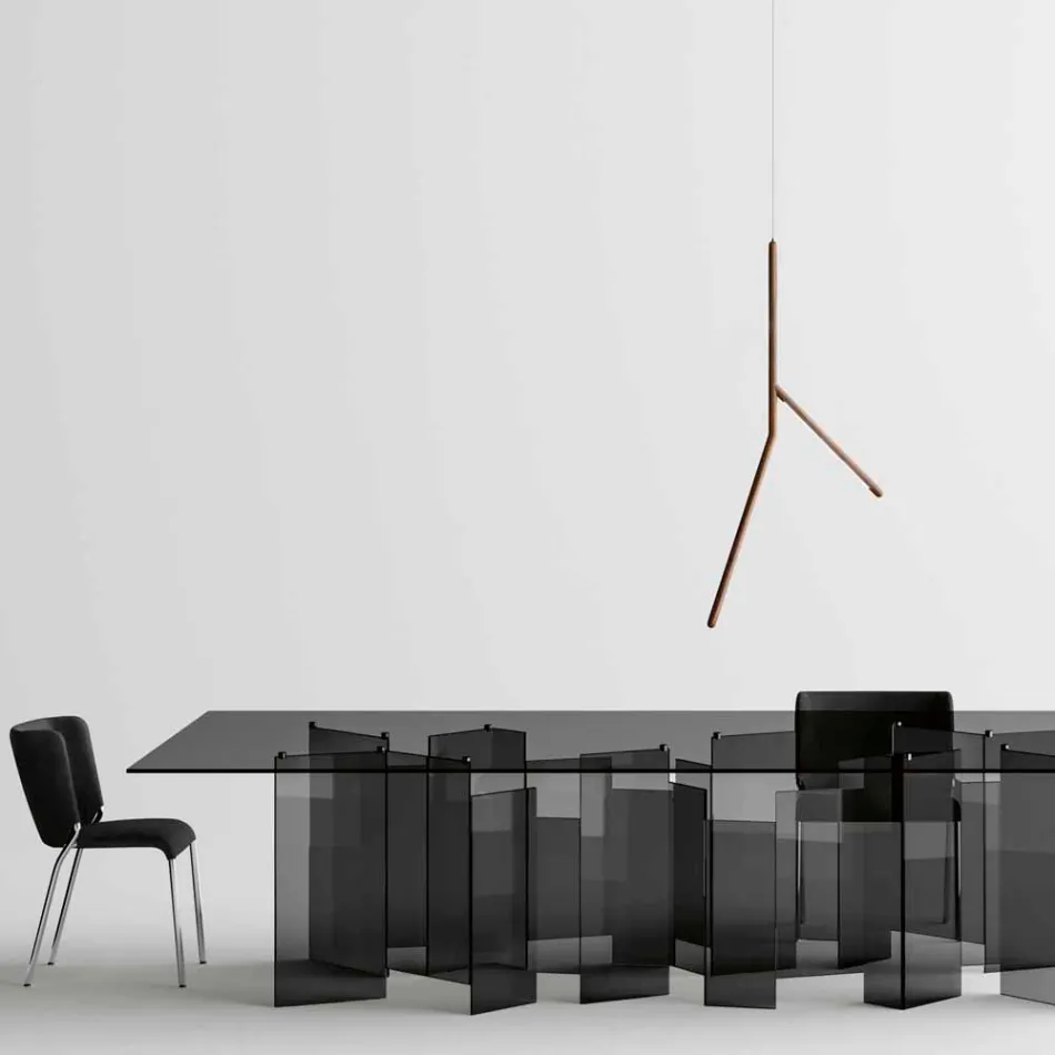 Hängelampe aus Massivholz in verschiedenen Ausführungen, hergestellt in Italien – Orlov Viadurini