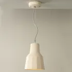 Pendelleuchte aus toskanischer Majolika Handgefertigt in Italien - Toscot Rossi Viadurini