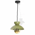 Metall-Hängelampe mit modernem Golddetail Made in Italy - Valta Viadurini