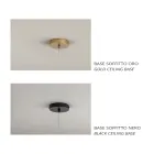 Doppelschichtige Pendelleuchte aus mundgeblasenem Glas Made in Italy - Trilly  Viadurini