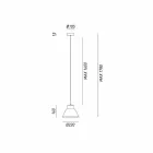 Industrie-Pendelleuchte Eisen Loft Mini Il Fanale Viadurini
