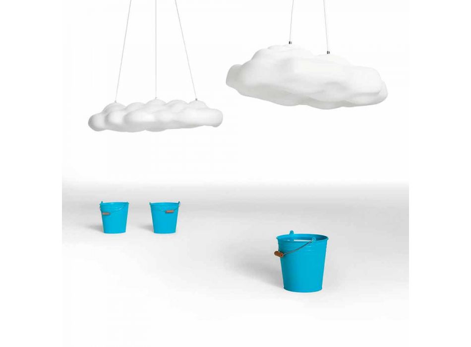 Kunststoff Cloud Design Outdoor Hängelampe - Nefos von Myyour Viadurini