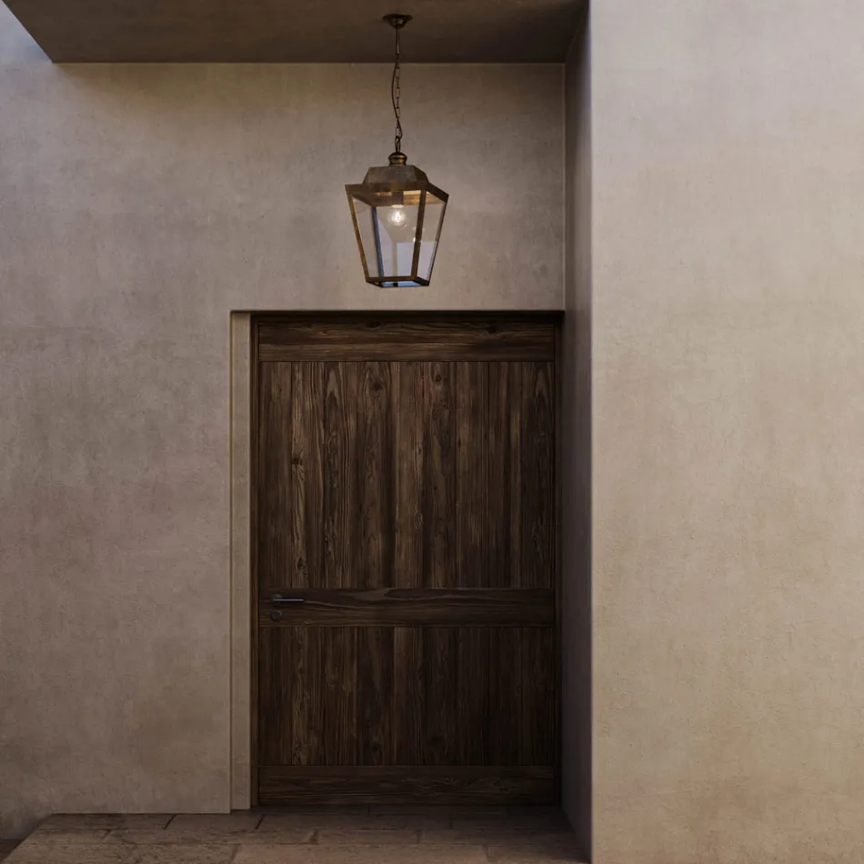 Pendelleuchte im Industriestil Quadro Il Fanale Viadurini