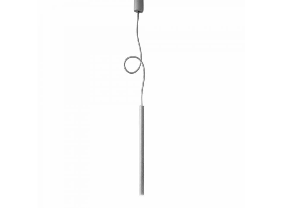 Moderne Röhrenpendelleuchte mit flexiblem Kabel - Tubò Aldo Bernardi Viadurini