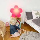 Tischlampe für Innen- oder Außenbereich Modernes Design Farbige Blume - Fiorestar Viadurini