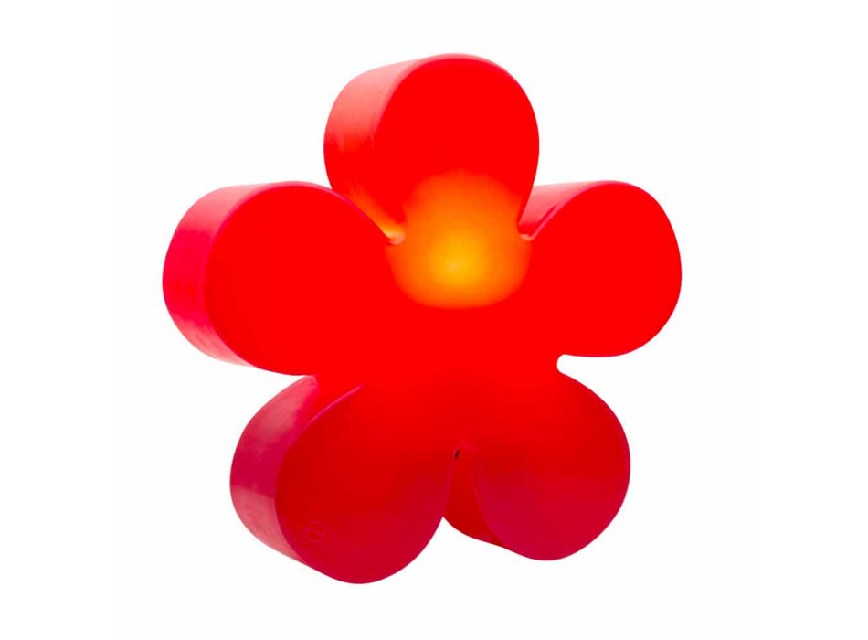 Tischlampe für Innen- oder Außenbereich Modernes Design Farbige Blume - Fiorestar Viadurini