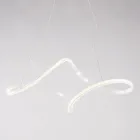 Handgefertigte Lampe aus Glas und Metall, hergestellt in Italien, für Wohn- und Schlafzimmer - Pictor Viadurini