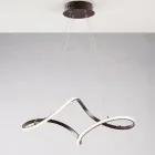 Handgefertigte Lampe aus Glas und Metall, hergestellt in Italien, für Wohn- und Schlafzimmer - Pictor Viadurini