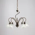 Handgefertigte Lampe aus Glas und Metall für elegante Räume – Cometa Viadurini