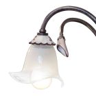 Artisan Support Lamp aus Metall, Glas und Keramik - Vicenza Viadurini