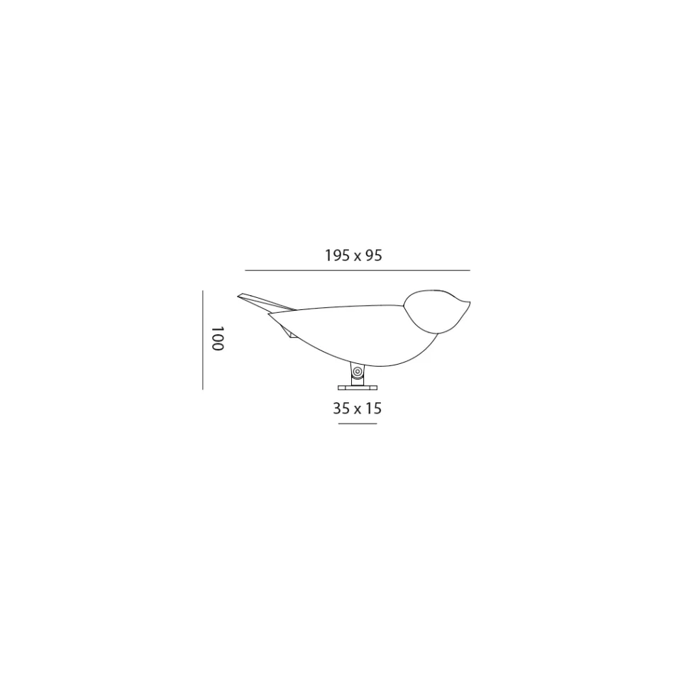 Tischlampe aus emaillierter toskanischer Majolika Made in Italy - Uccellino Viadurini