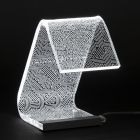 LED-Stehlampe, Acrylkristall-Laserdekoration – Possett Viadurini