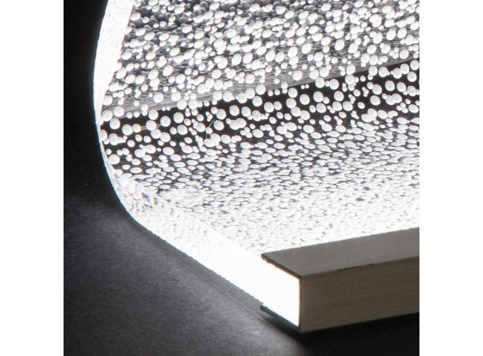 LED-Stehlampe, Acrylkristall-Laserdekoration – Possett Viadurini