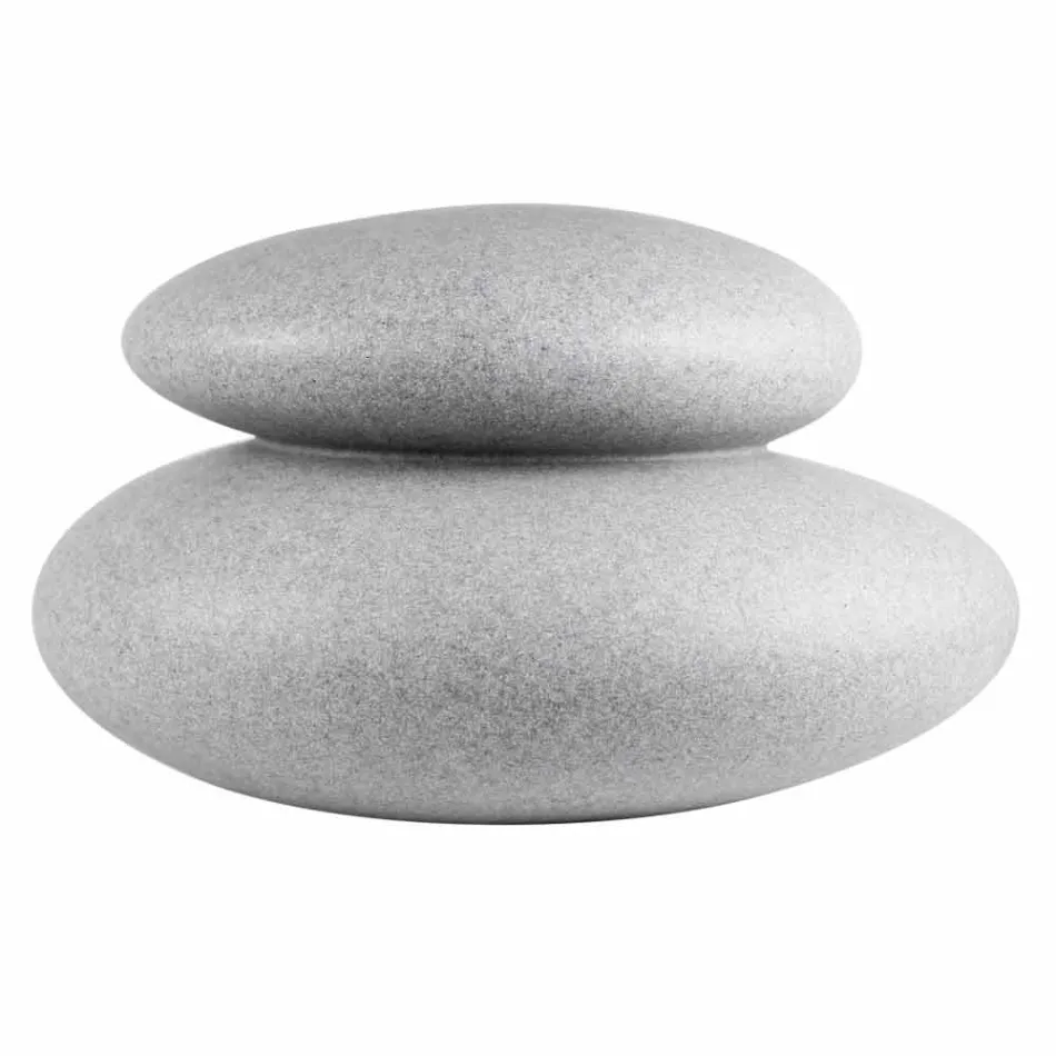 Rock-förmige Außen- oder Innenlampe, modernes farbiges Design - Sassostar Viadurini