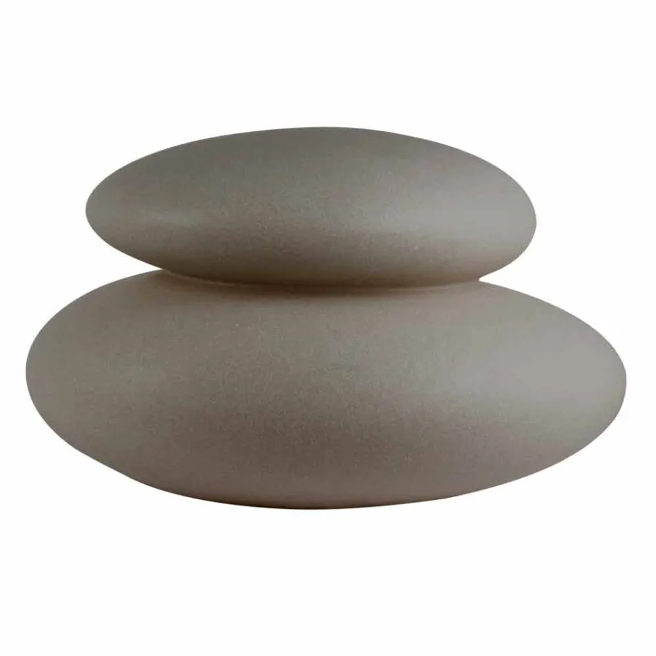 Rock-förmige Außen- oder Innenlampe, modernes farbiges Design - Sassostar Viadurini