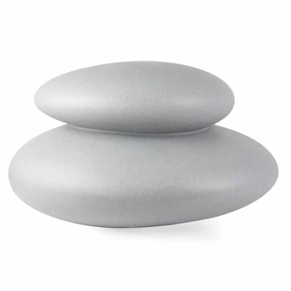 Rock-förmige Außen- oder Innenlampe, modernes farbiges Design - Sassostar Viadurini