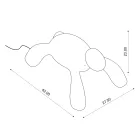 Wiederaufladbare und per Touch dimmbare Außenlampe - Schildkröte Viadurini