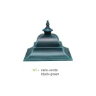 Vintage Steh-Gartenlampe aus Aluminium, hergestellt in Italien – Bonaria Viadurini