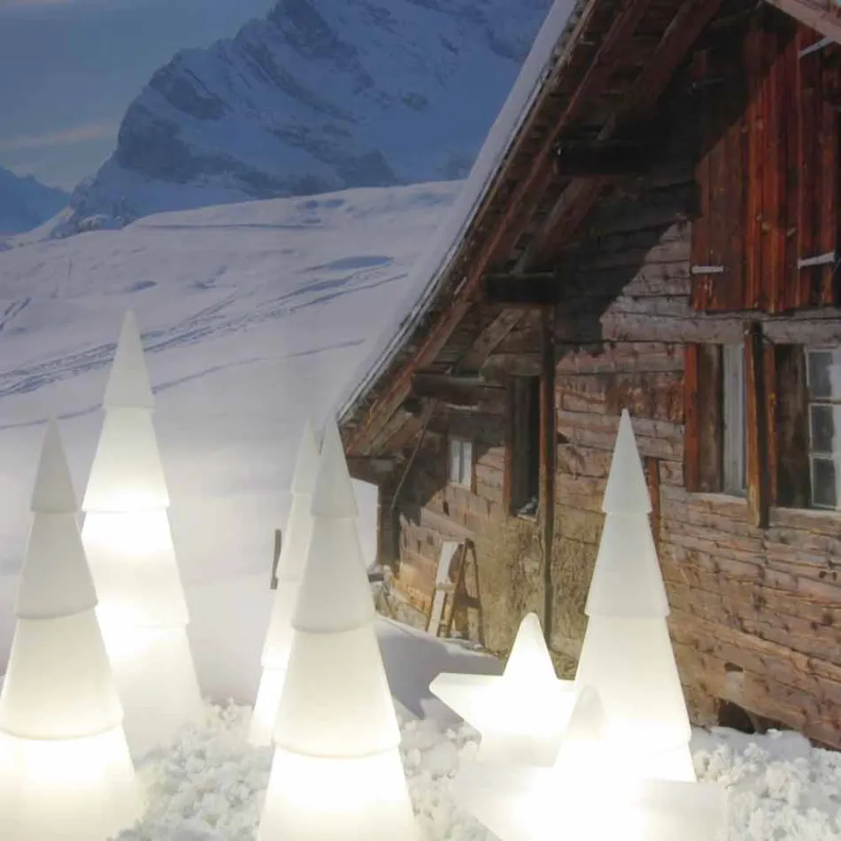 Innen- oder Außenlampe aus weißem, rotem oder grünem Kunststoff - Alberostar Viadurini