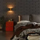 Moderne Wandlampe aus Messing und Stahl Ø11xh.11xsp.12 cm Bernadette Viadurini