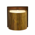 Moderne Wandlampe aus Messing und Stahl Ø11xh.11xsp.12 cm Bernadette Viadurini