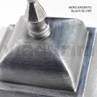 Außenwandleuchte aus Aluminium und transparentem Glas - Alchemist Viadurini