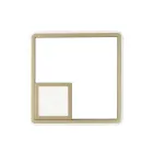 Wandleuchte mit LED aus lackiertem Metall mit Gold-Finish - Formal Viadurini