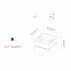 Dekorative Wandleuchte Led 14W aus weißem oder schwarzem Aluminium - Vernon Viadurini