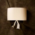 Wandlampe im Vintage Design Chanel aus Seide