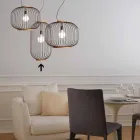 Wandlampe aus Stahl Ø35xh.70xL.Katalog cm Bibiana Viadurini