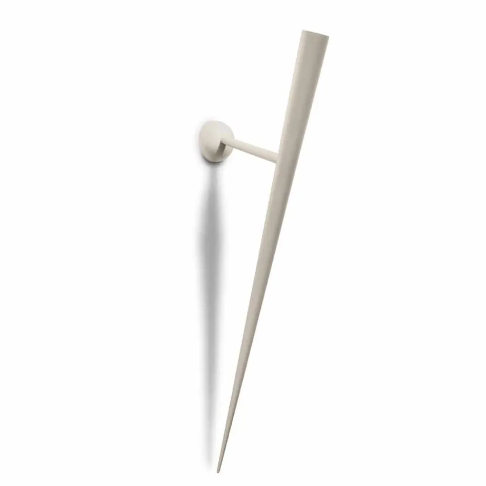 Wandleuchte aus lackiertem Metall mit integrierter LED Made in Italy - Throne Viadurini