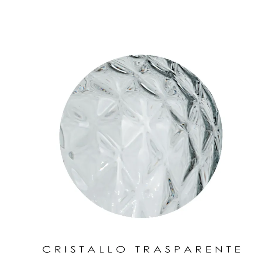 Handgefertigte venezianische Tischlampe aus mundgeblasenem Glas - Dalia Balloton Viadurini