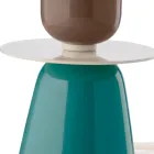 Niedrige Keramik-Tischlampe in 2 Farben, hergestellt in Italien – Berimbau Viadurini