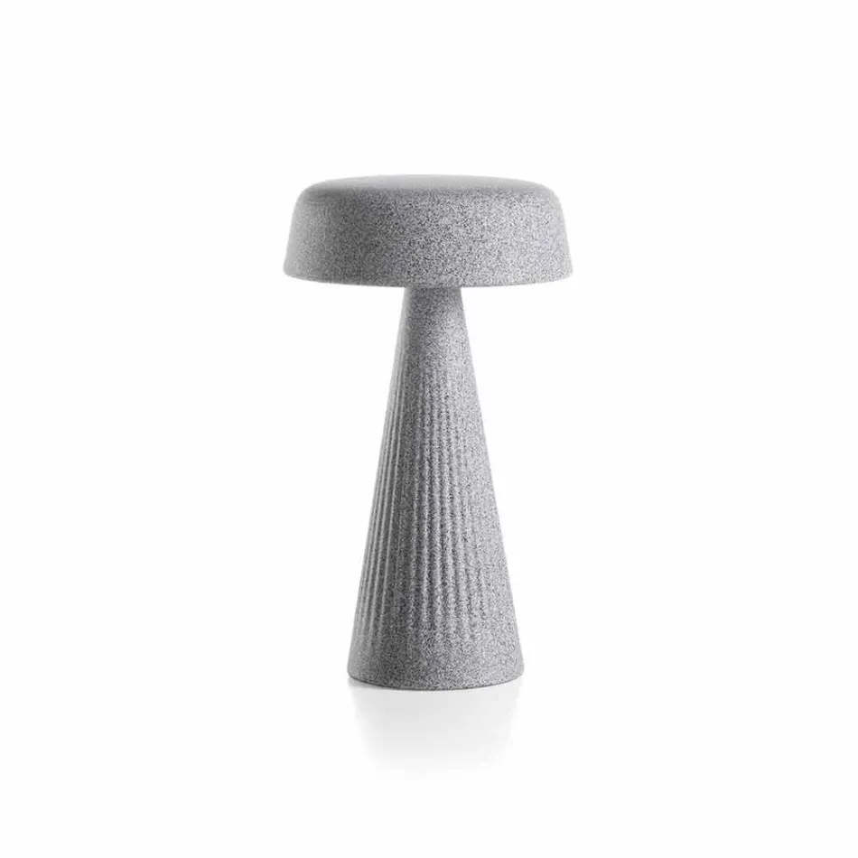 Tischlampe mit Struktur aus Polyethylen Hergestellt in Italien - Desmond Viadurini