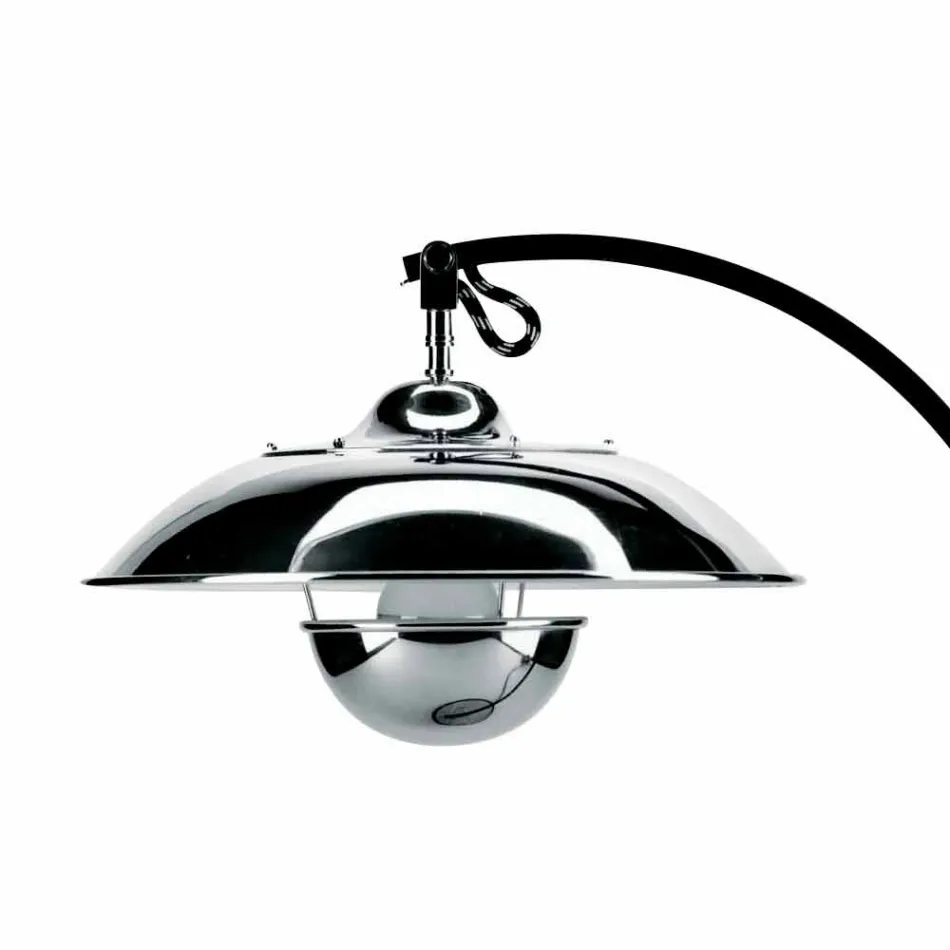 Tischlampe mit Struktur aus Eiche und Metall Made in Italy - Lumetto Viadurini