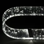 Tischlampe aus Acrylglas und Blattgold, Silber oder Kupfer - Gnassi Viadurini