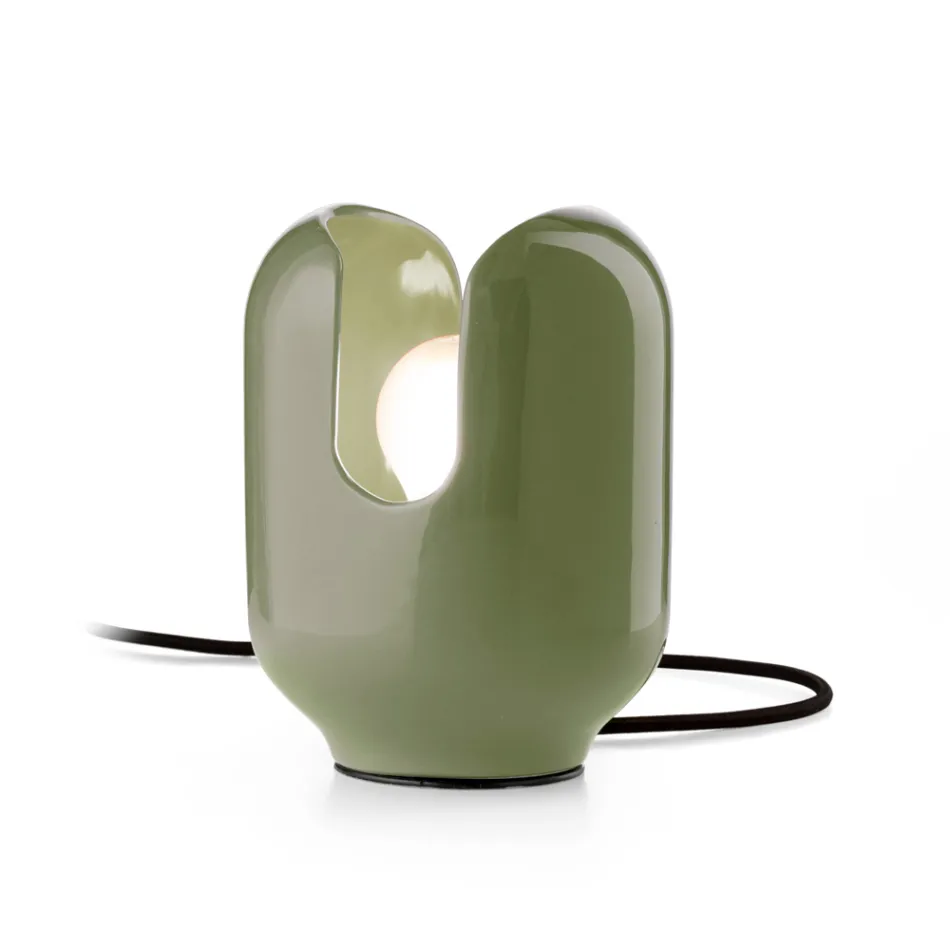 Tischlampe im modernen Stil aus Keramik, hergestellt in Italien – Batucada Viadurini