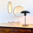 Artisan Design Tischlampe aus Eisen und Aluminium Made in Italy - Marghe Viadurini