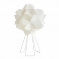 Tischlampe im modernen Design perlweiß, Kaly Durchmesser 46 cm