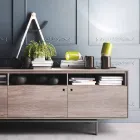 Keramische Tischlampe im modernen Design, hergestellt in Italien, Asien Viadurini