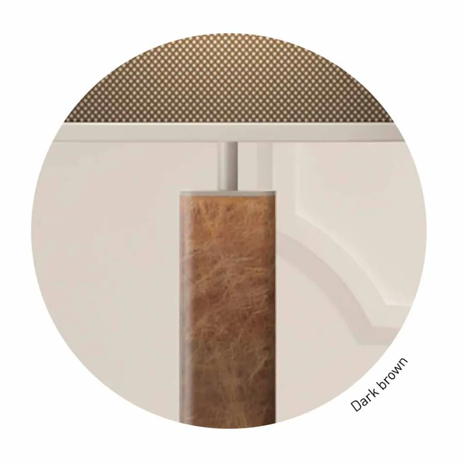 Metall Tischlampe mit Stoff Lampenschirm Made in Italy - Jump Viadurini